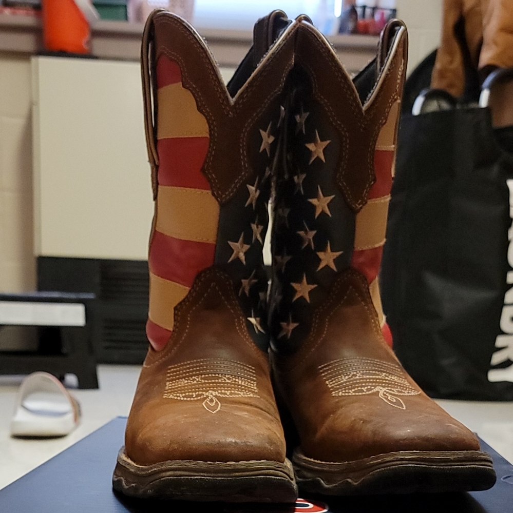 American Flag Durangos Size 7.5
